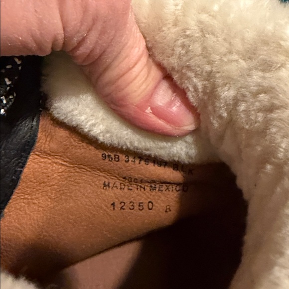 NWT FRYE Samantha Hiker Weatherproof Genuine Shearling Lace Up Boots - Picture 9 of 11